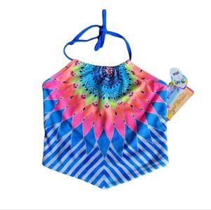 ANGEL BEACH UPF 50+ Tankini Swim Top Size 10.5/12.5 Plus